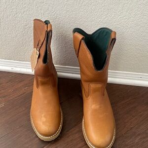 Georgia Boot Brown Leather Work Boots